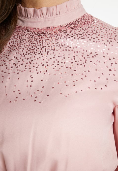 usha midi-jurk Dames roze champagne - Image 5
