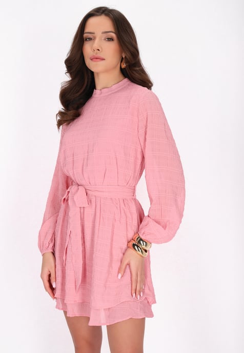 Faina jurk vrouwen roos - Image 3