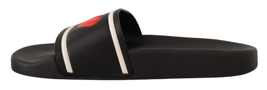 I Love Slides Men Black Slides - Image 4