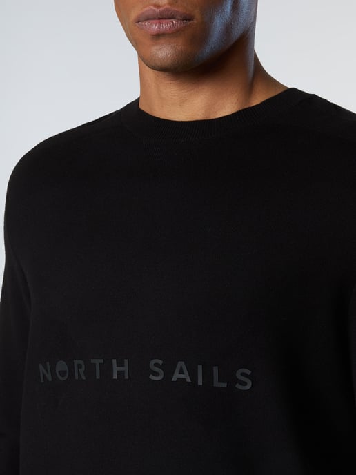 North Sails Sweater Viscose fabric with 3D lettering - Image 5