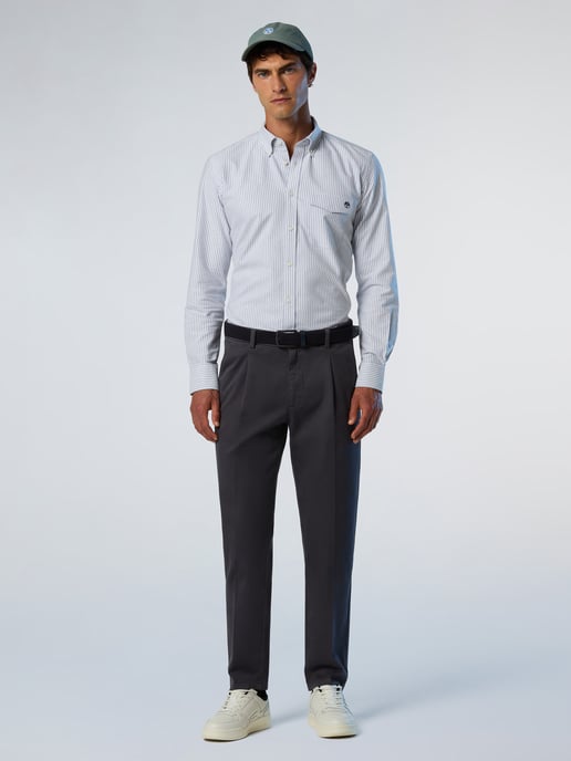 North Sails Shirt Brushed striped Oxford - Image 4