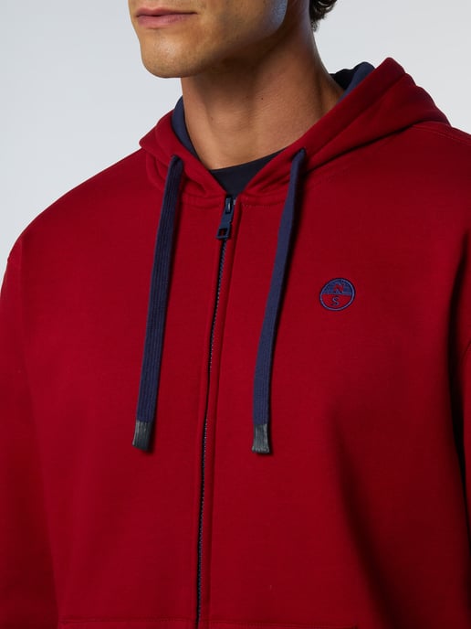 North Sails Hoodie Volledige ritssluiting met geborduurd logo - Image 5