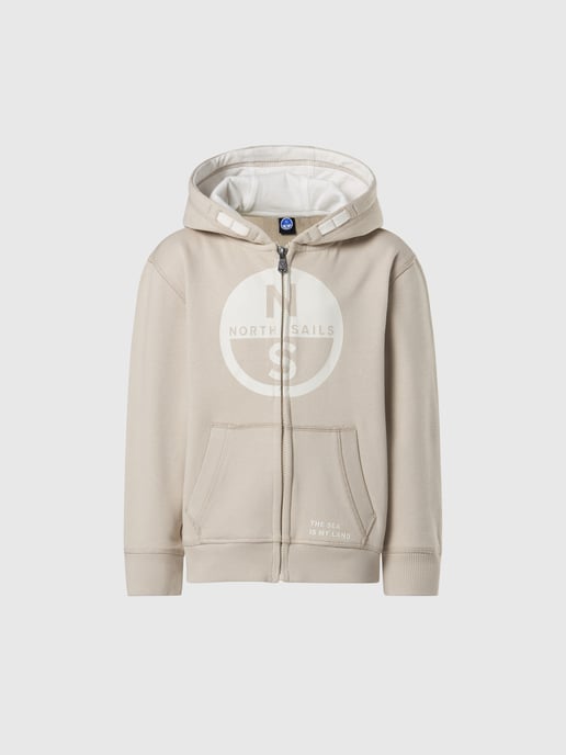 North Sails Hoodie Full-zip with maxi logo - Image 3