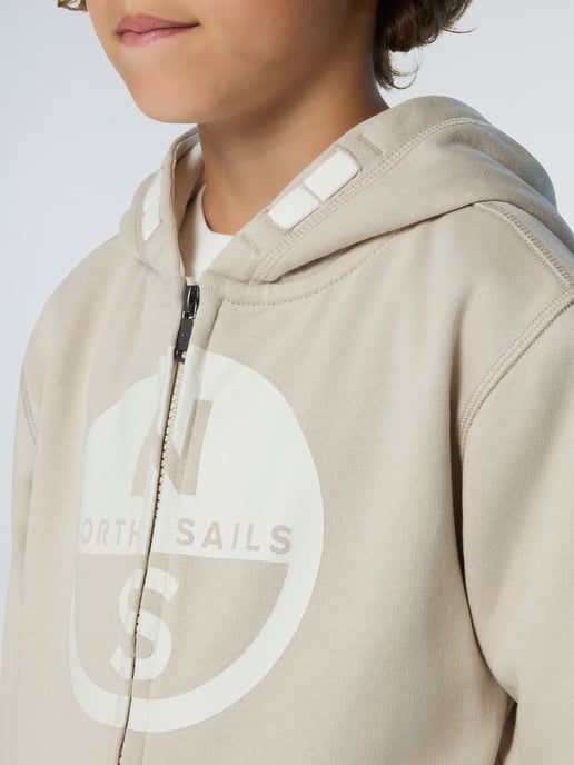 North Sails Hoodie Full-zip with maxi logo - Image 5