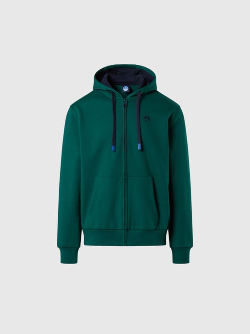 North Sails Hoodie Full-zip with embroidered logo - Image 3