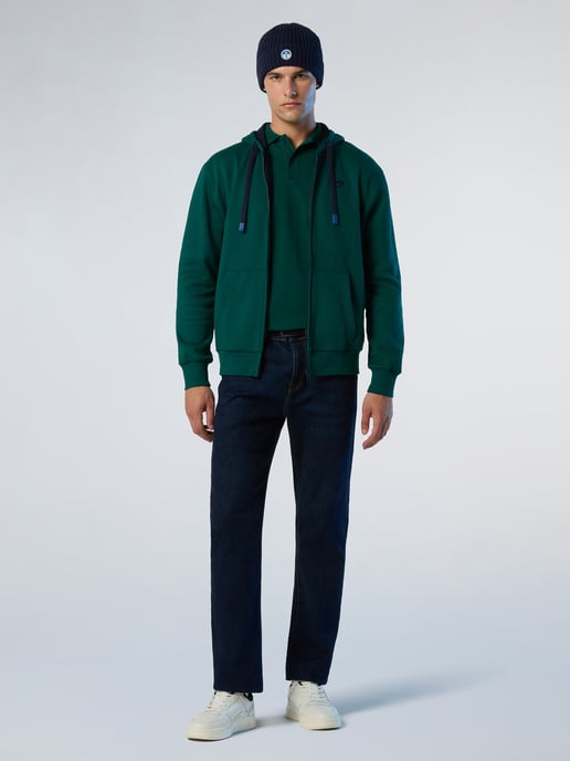 North Sails Hoodie Full-zip with embroidered logo - Image 4