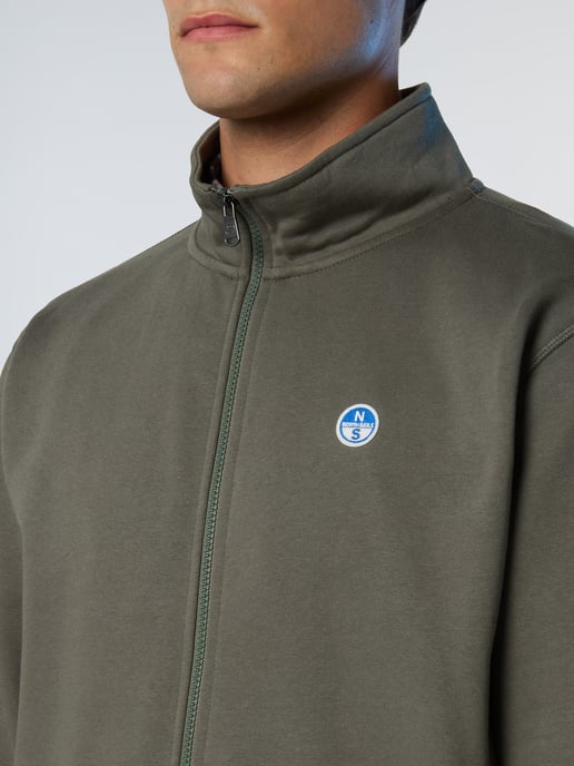 North Sails Sweatshirt Full-zip with logo patch - Image 5