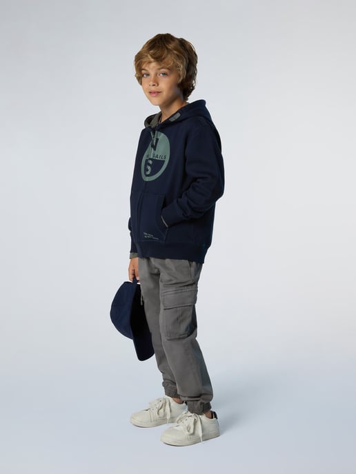 North Sails Hoodie Full-zip with maxi logo - Image 4