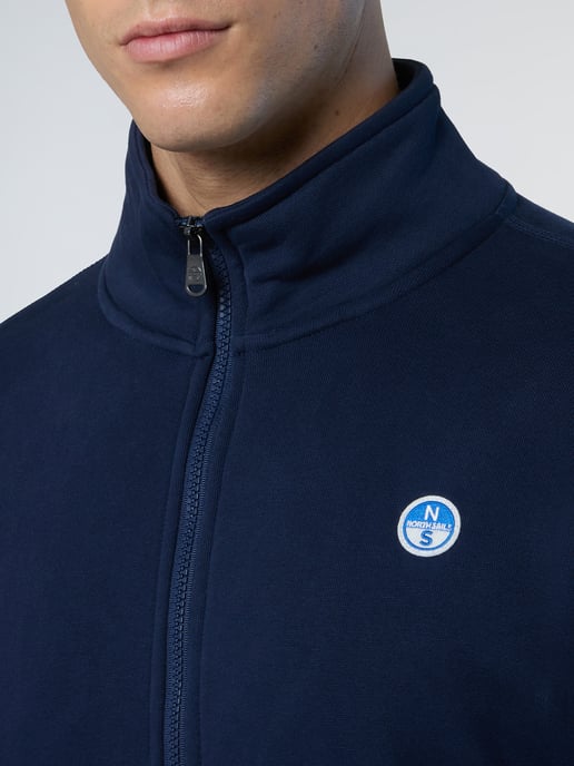 North Sails Sweatshirt Full-zip with logo patch - Image 5