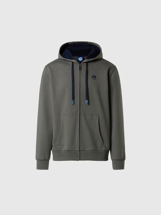 North Sails Hoodie Full-zip with embroidered logo - Image 3