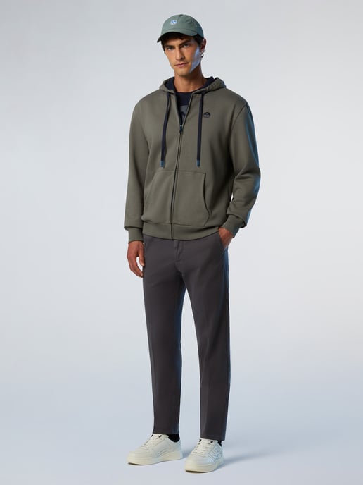North Sails Hoodie Full-zip with embroidered logo - Image 4