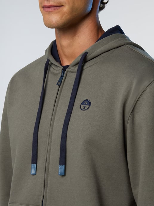 North Sails Hoodie Full-zip with embroidered logo - Image 5