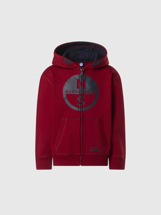 North Sails Hoodie Full-zip with maxi logo - Image 3