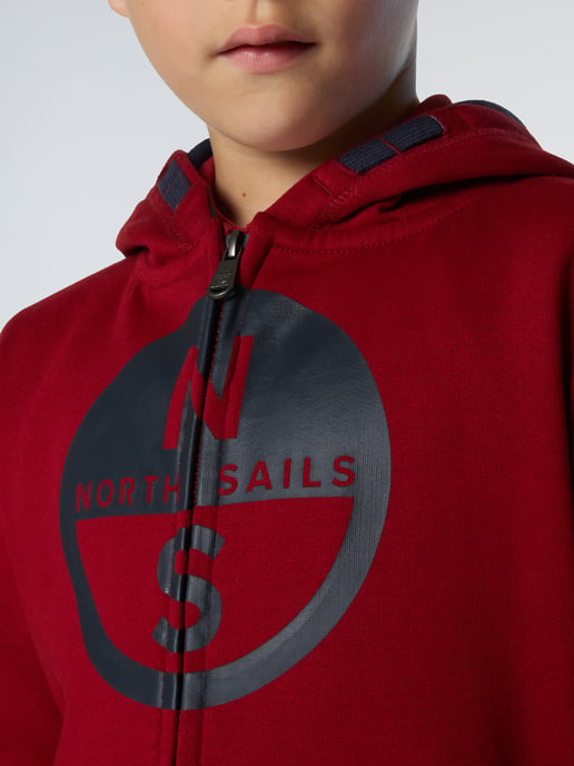 North Sails Hoodie Full-zip with maxi logo - Image 5
