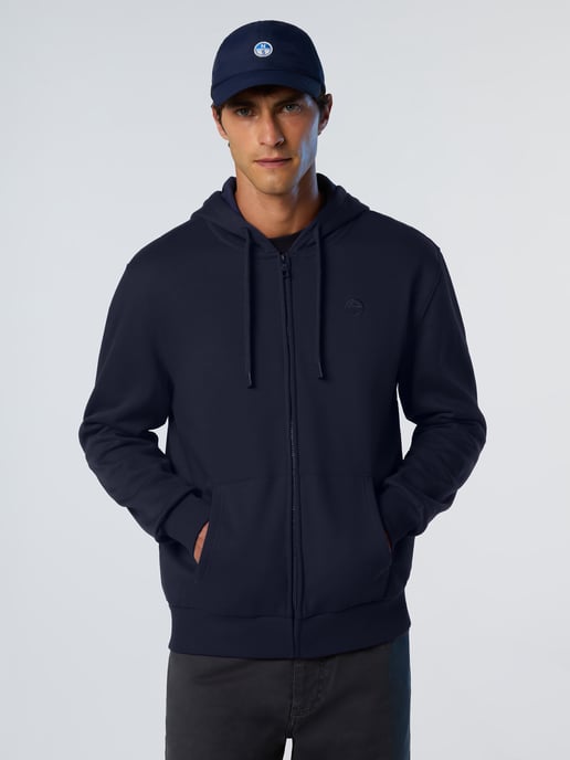 North Sails Hoodie Full-zip with embroidered logo - Image 1