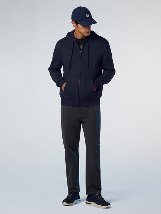 North Sails Hoodie Full-zip with embroidered logo - Image 4