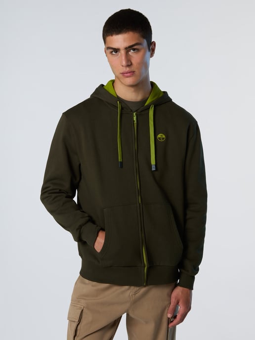 North Sails Hoodie Full-zip with embroidered logo - Image 1