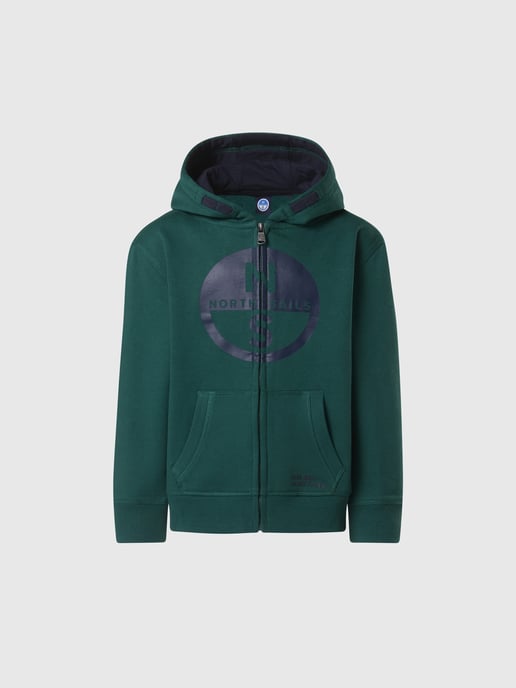 North Sails Hoodie Full-zip with maxi logo - Image 3