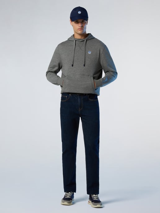North Sails Hoodie With logo patch - Image 4