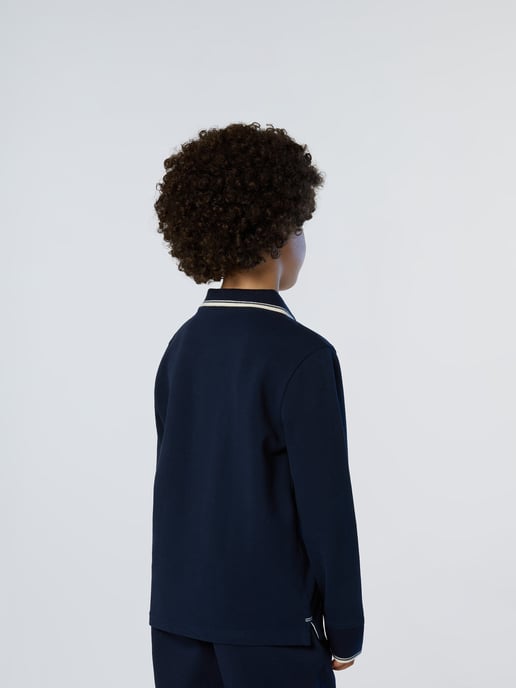North Sails Polo Shirt Long-sleeved with collar lettering - Image 2