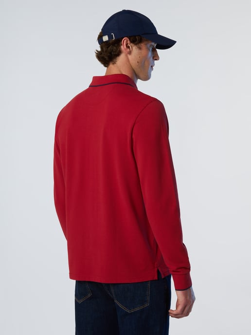 North Sails Polo shirt Long-sleeved with logo collar - Image 2