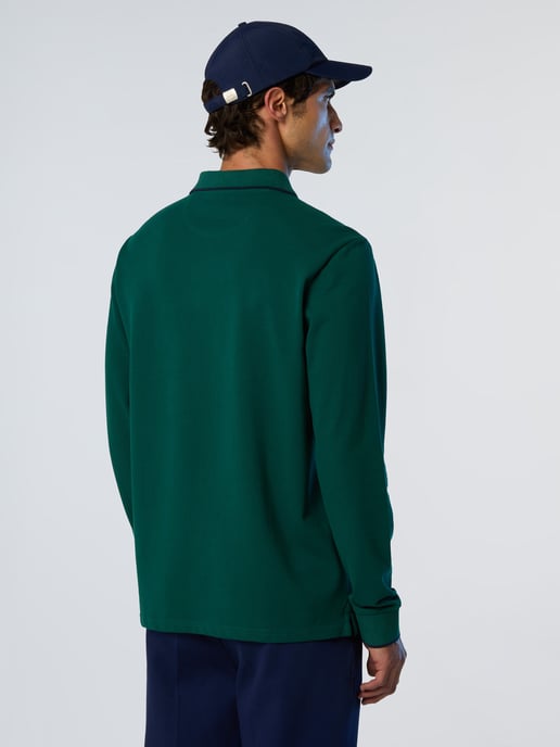 North Sails Polo Shirt Lange mouwen met kraagprint - Image 2