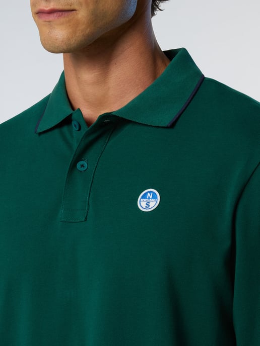 North Sails Polo Shirt Lange mouwen met kraagprint - Image 5