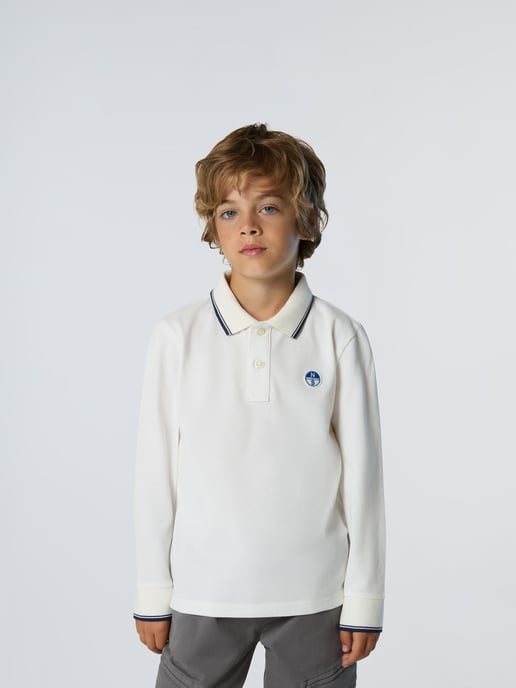 North Sails Polo Shirt Long-sleeved with collar lettering - Image 1