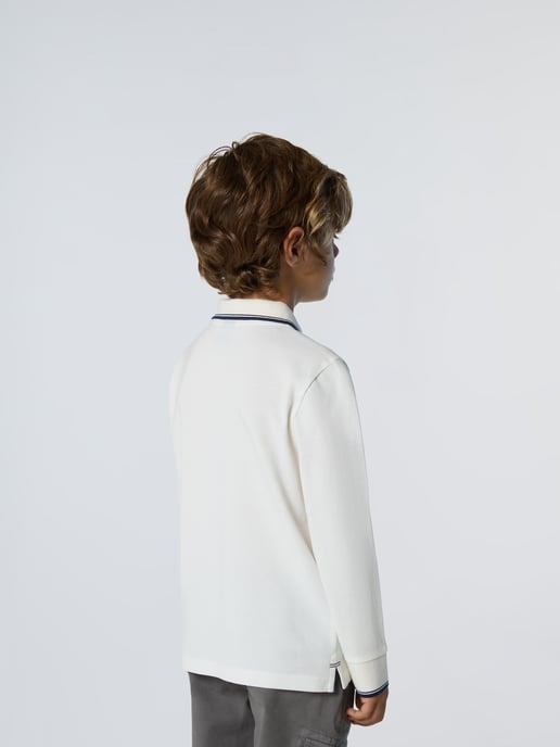 North Sails Polo Shirt Long-sleeved with collar lettering - Image 2