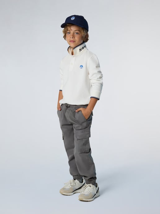 North Sails Polo Shirt Long-sleeved with collar lettering - Image 4
