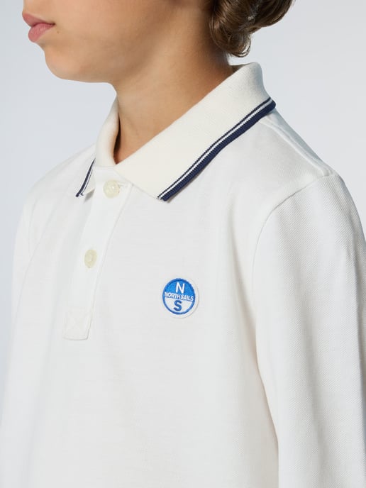 North Sails Polo Shirt Long-sleeved with collar lettering - Image 5