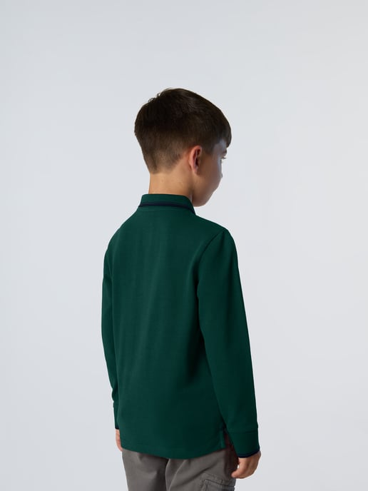 North Sails Polo Shirt Long-sleeved with collar lettering - Image 2