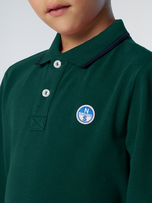 North Sails Polo Shirt Long-sleeved with collar lettering - Image 5