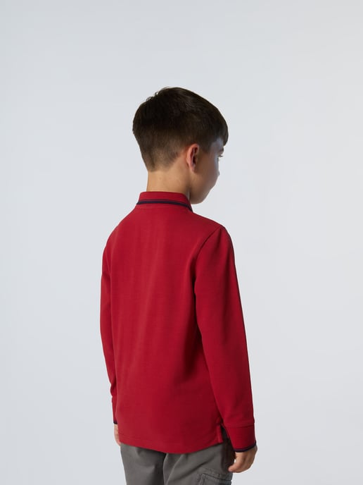 North Sails Polo Shirt Long-sleeved with collar lettering - Image 2
