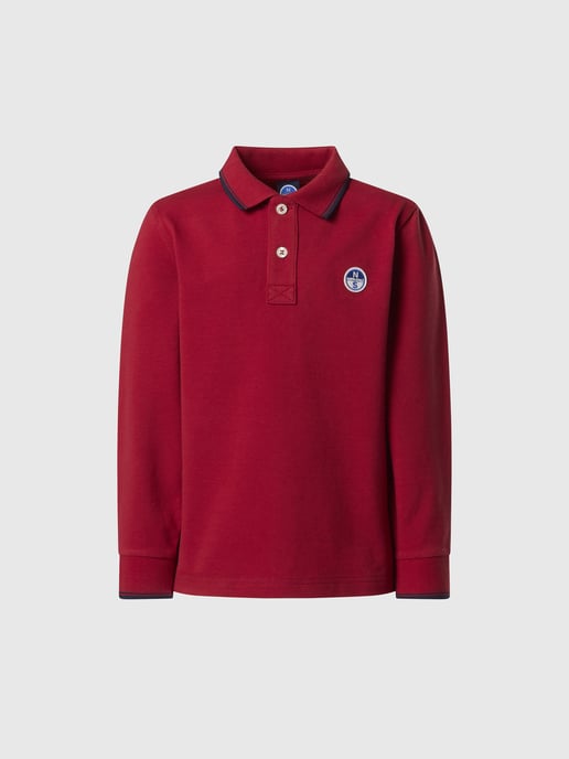 North Sails Polo Shirt Long-sleeved with collar lettering - Image 3