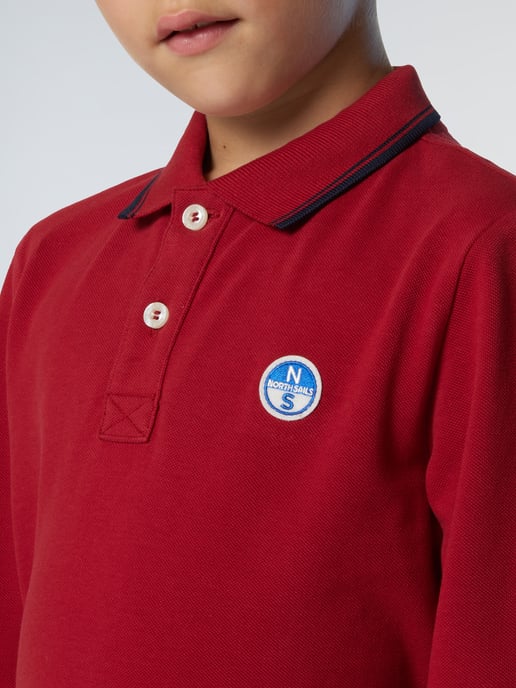 North Sails Polo Shirt Long-sleeved with collar lettering - Image 5