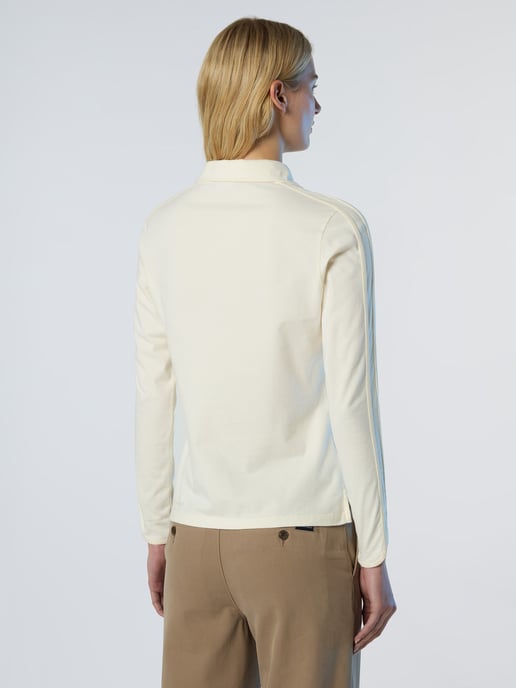North Sails Polo Shirt Long-sleeved Peachskin Fabric - Image 2