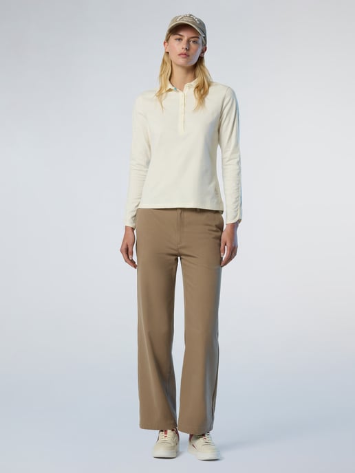 North Sails Polo Shirt Long-sleeved Peachskin Fabric - Image 4