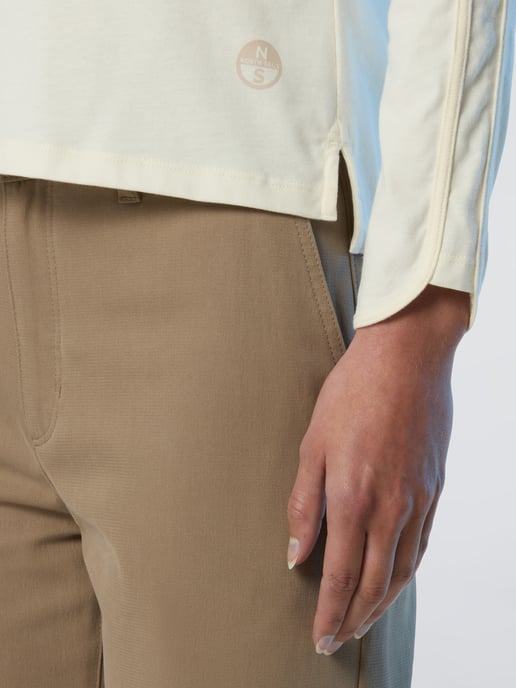 North Sails Polo Shirt Long-sleeved Peachskin Fabric - Image 5