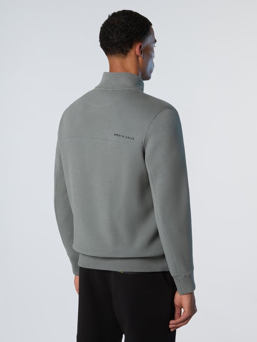 North Sails Sweatshirt Piqué Scuba fabric with half-zip - Image 2