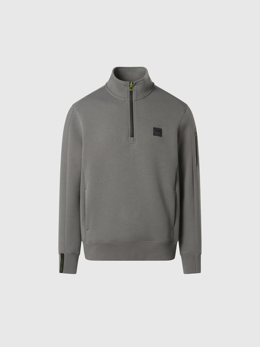 North Sails Sweatshirt Piqué Scuba fabric with half-zip - Image 3