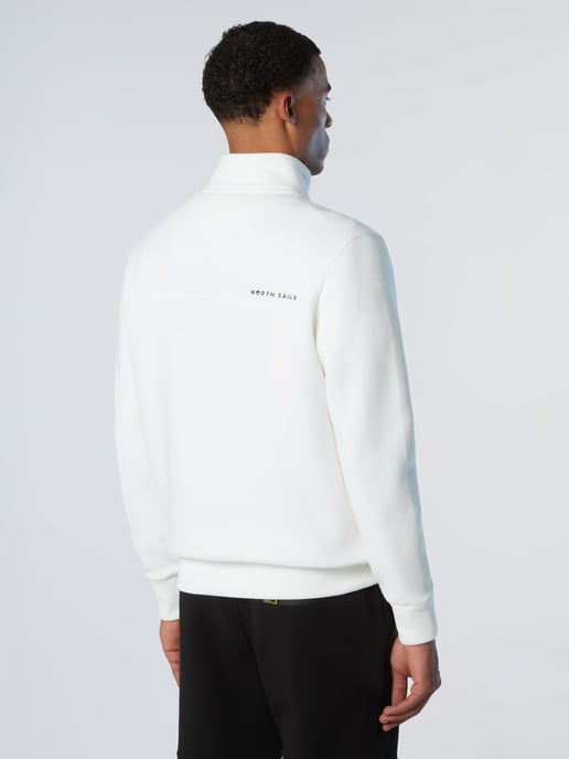 North Sails Sweatshirt Piqué Scuba fabric with half-zip - Image 2