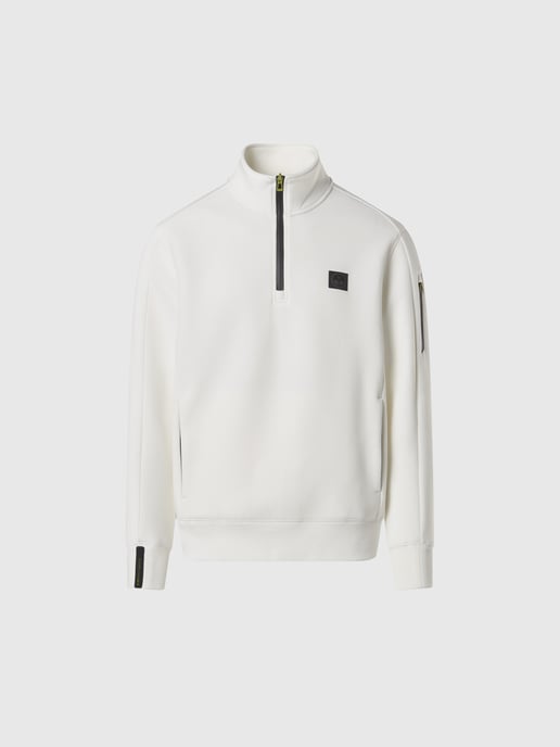 North Sails Sweatshirt Piqué Scuba fabric with half-zip - Image 3