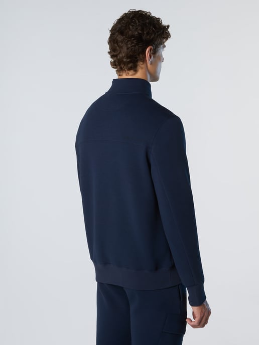North Sails Sweatshirt Piqué Scuba fabric with half-zip - Image 2