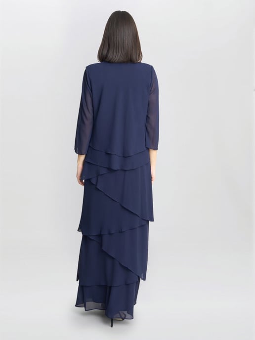 Colette Jacket And Asymmetric Tiered Dress - Image 3