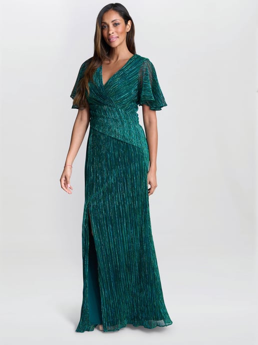 Liz Metallic Knit Maxi Dress - Image 1