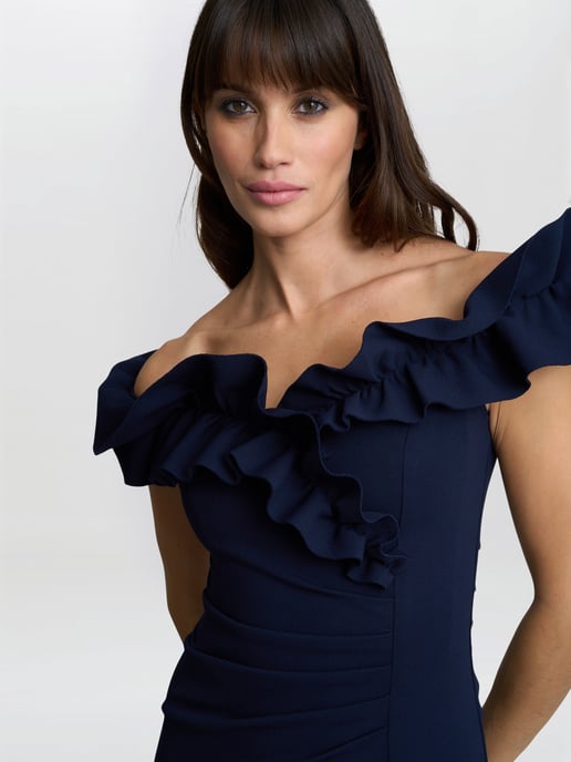 Viola Ruffle Top Maxi Dress - Image 4