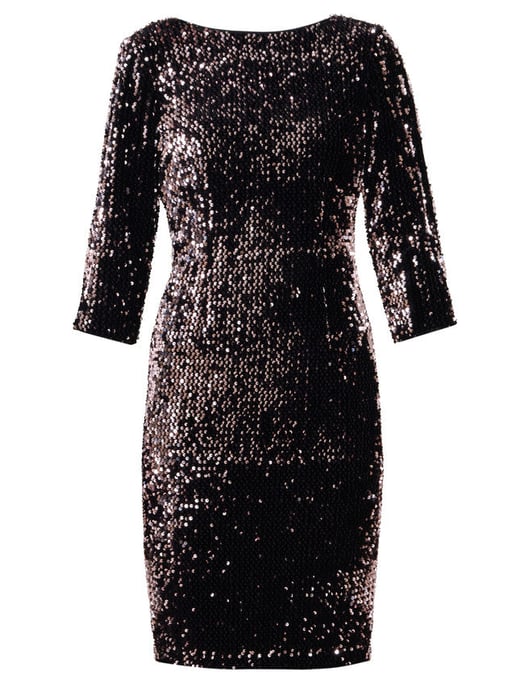 Arianne Sequin Velvet Dress - Image 5
