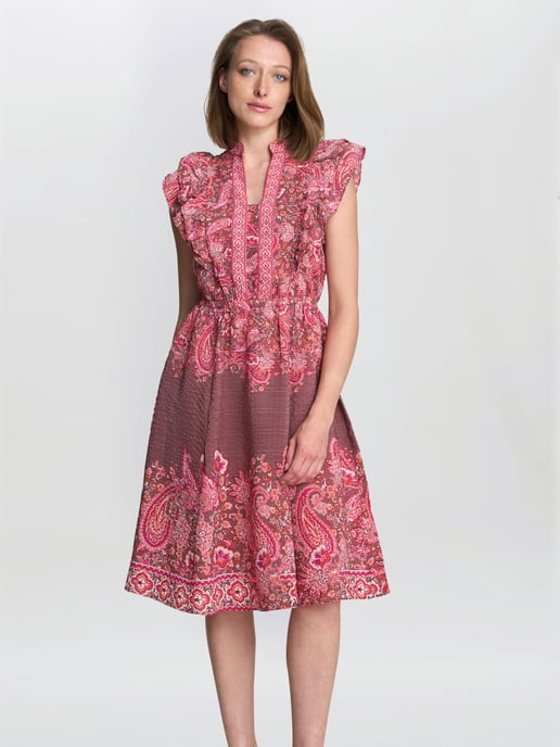 Liat Boho Paisley Dress - Image 1