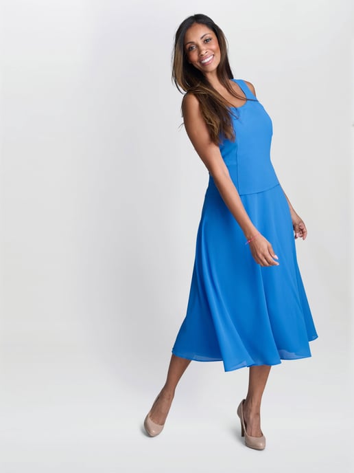 Adele Soutache Lace Jacket With Chiffon Dress - Image 5